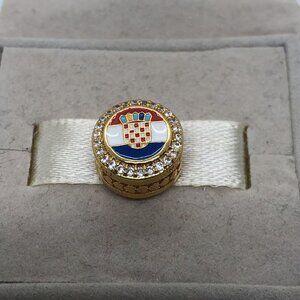 🔥🔥Pandora Croatia Flag Bead Charm Travel Charm |S925 Sterling Silver Jewelry